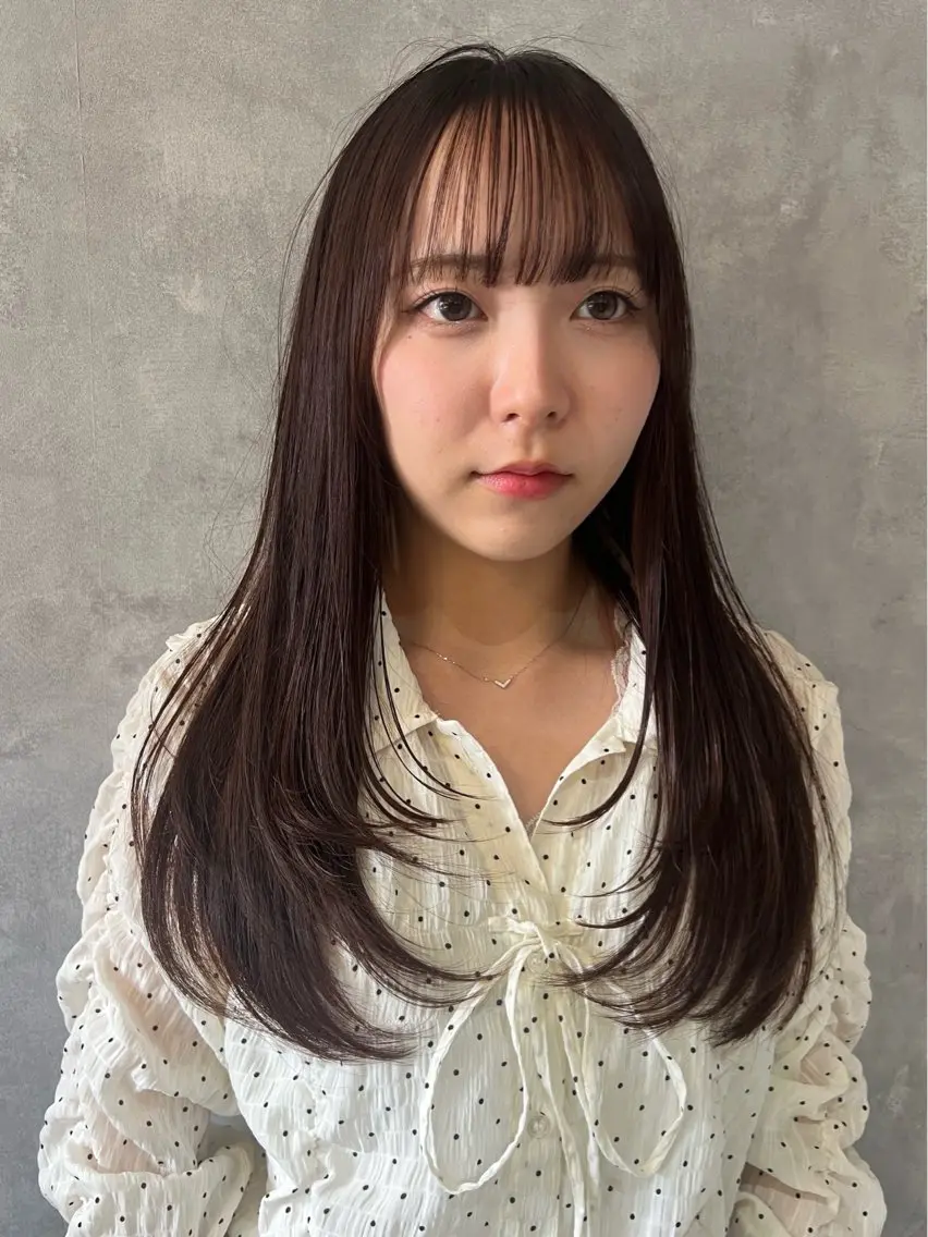 ロング ロングレイヤー ハッシュカット レイヤーカット ロング カット Noa/ハッシュ カット/レイヤーのヘアスタイル