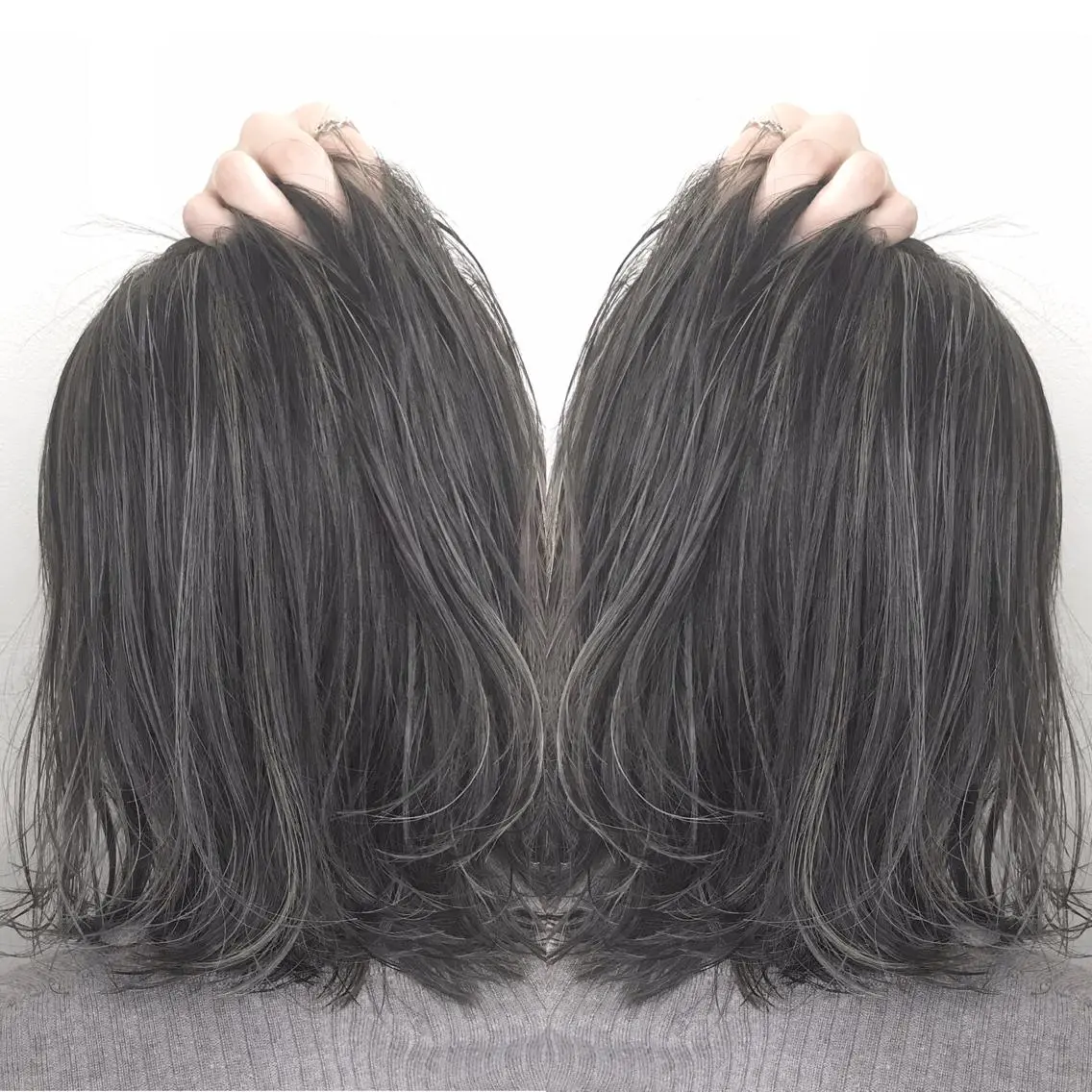 セミロング ハイトーンカラー/ YUTAのヘアスタイル