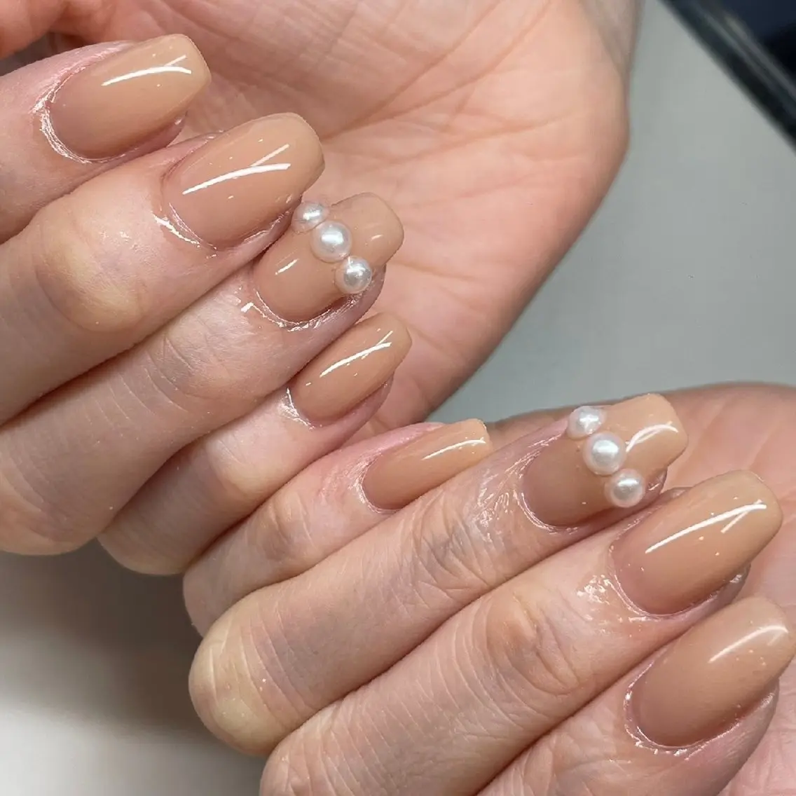 ネイル シンプルネイル 心斎橋Salon Epokkuのネイルデザイン