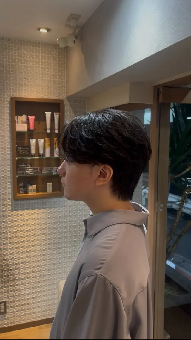 ショート カット パーマ トリートメント ヘアセット 渋谷👑艶髪縮毛矯正 曲がる矯正✨ヒガシのヘアスタイル