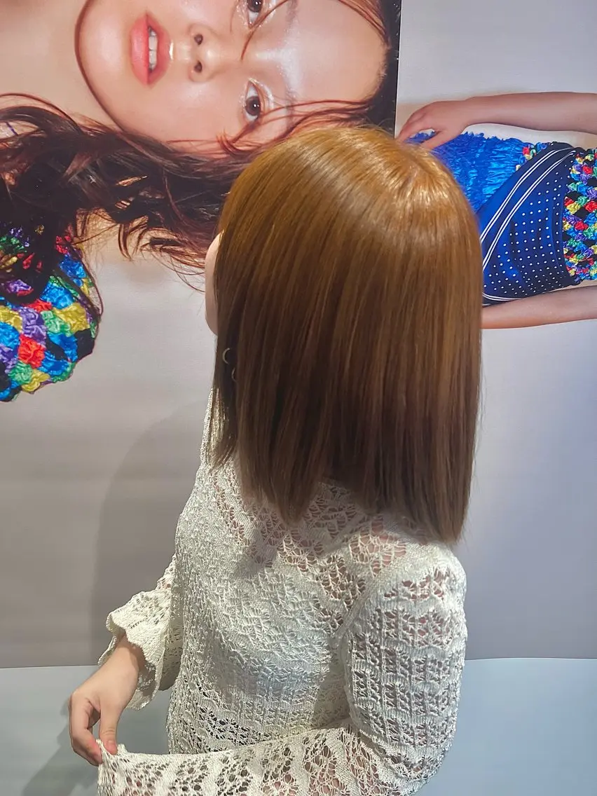 カラー 伊東杏珠 TRモデル募集中のヘアスタイル