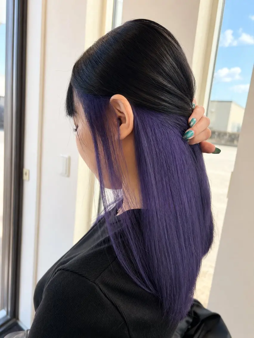 セミロング カラー 【SOYON本厚木】 髪質改善　　武尊のヘアスタイル