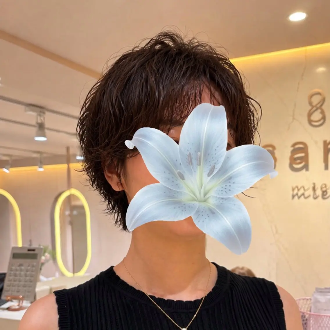 ショート パーマ パーマ特化 透明感カラー/めいのヘアスタイル