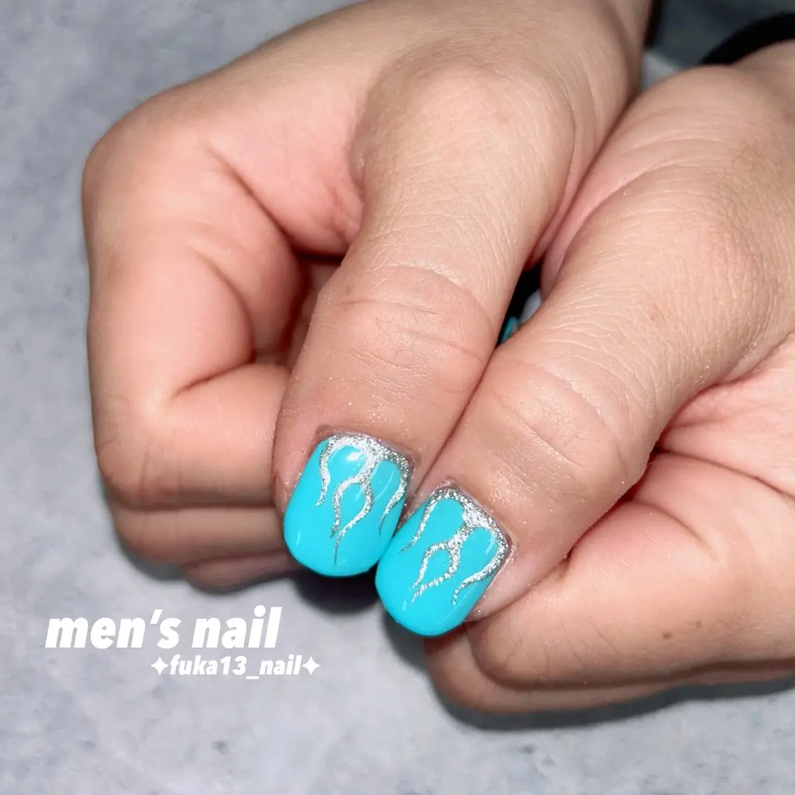 ネイル メンズネイル 持ち込み ハンドネイル Nail♡Fuka. /6月予約受付中のネイルデザイン