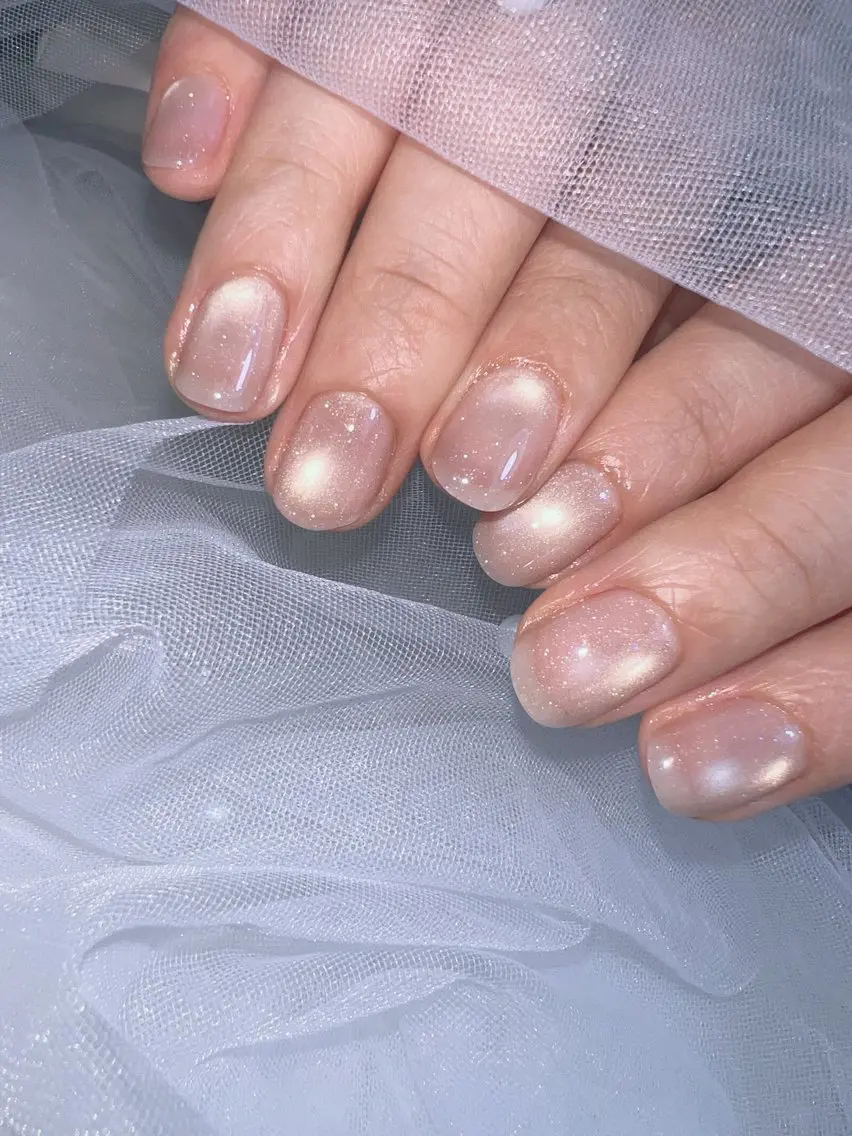ネイル マグネットネイル マグネットワンカラー ワンカラーネイル nail salon Noël_赤磐のネイルデザイン