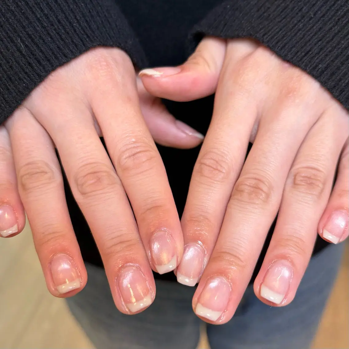 ネイル フレンチネイル マグネットネイル パステルネイル ハンドネイル Kai  nail Mayukoのネイルデザイン