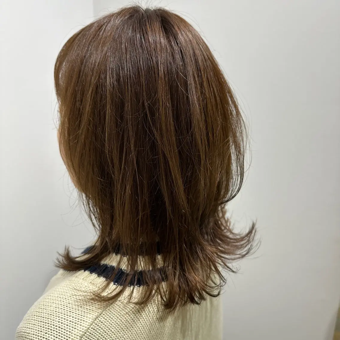 ミディアム カット ヘアカラー 大人可愛いスタイル 提案✨佐藤純菜のヘアスタイル