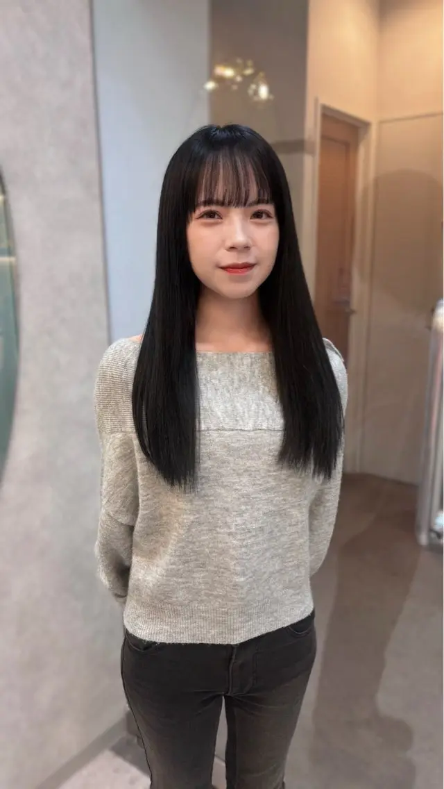 ロング カラー ブリーチ 透明感カラー ダブルカラー ブリーチなしカラー 🫧髪質改善🫧 神田紗来のヘアスタイル