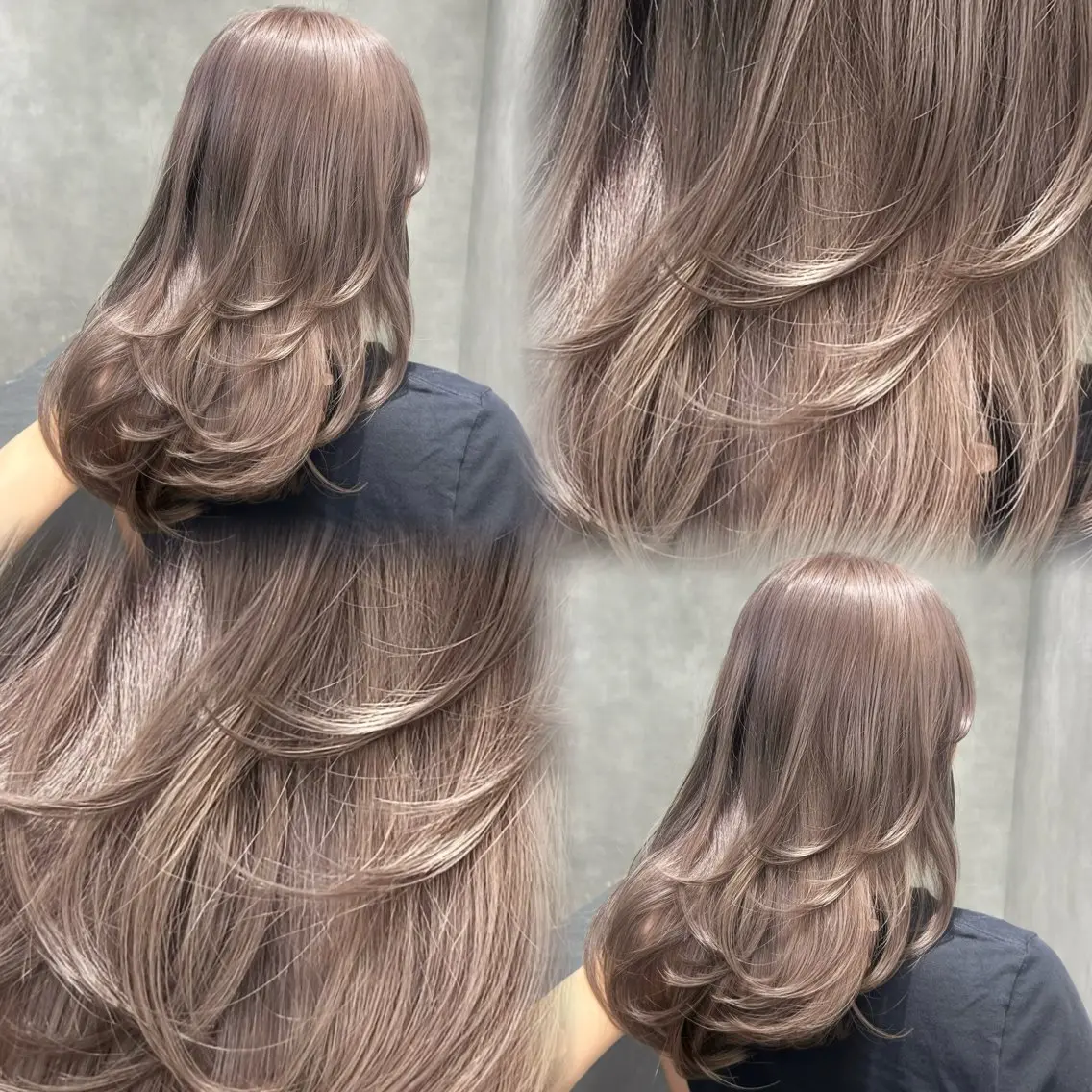 ロング レイヤーカット カット ヘアカラー トリートメント 大人レイヤー/艶美髪 🇺🇸TOMONAのヘアスタイル