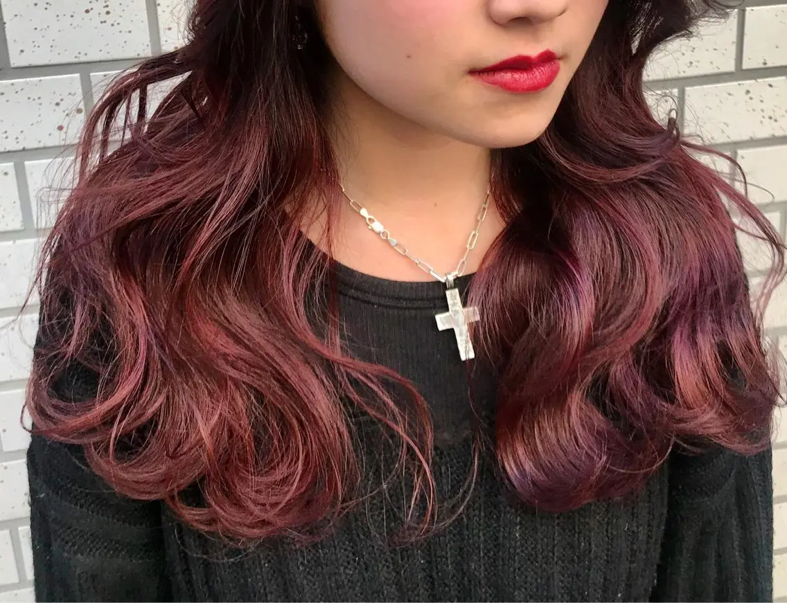 セミロング カット ヘアカラー トリートメント 髪質改善 レイヤー Naoyaのヘアスタイル
