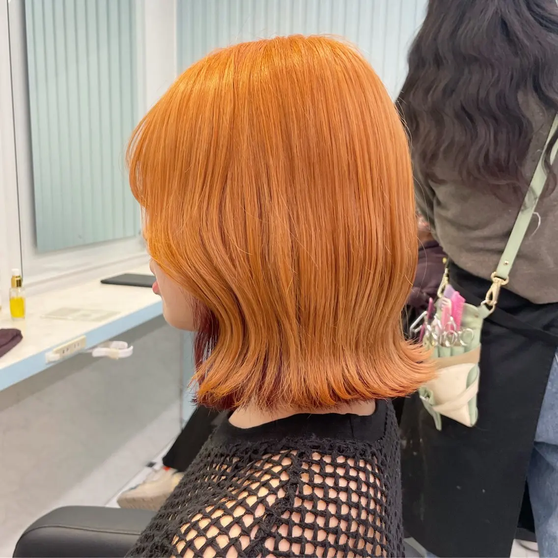 ミディアム カラー 【美髪矯正/絹髪】 🎀hinano🎀のヘアスタイル