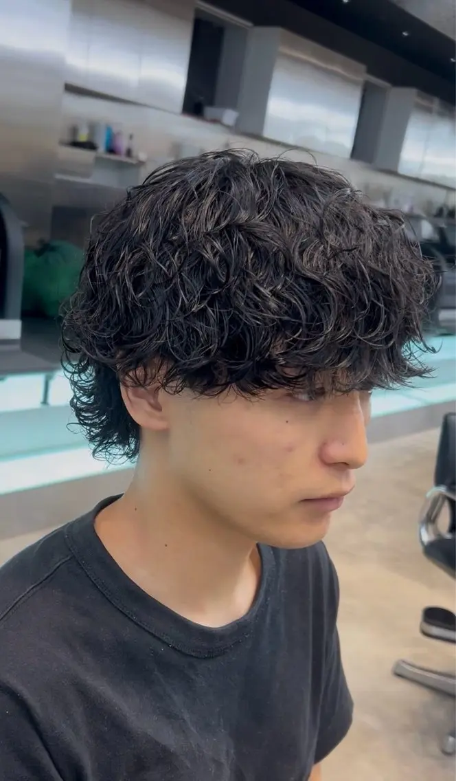 パーマ カット パーマ 【fifth】朴 獅穏のヘアスタイル