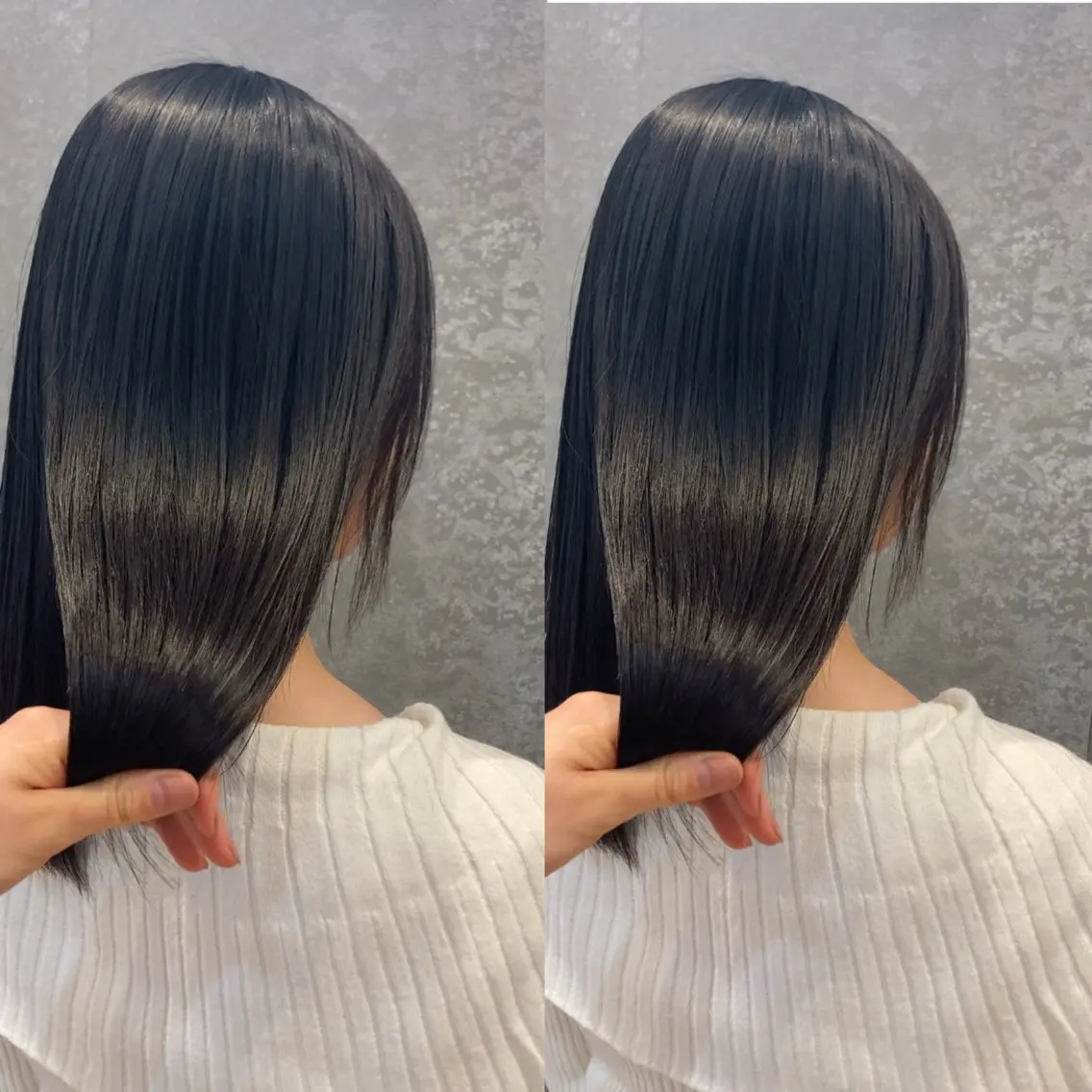 セミロング 髪質改善 トリートメント み うのヘアスタイル