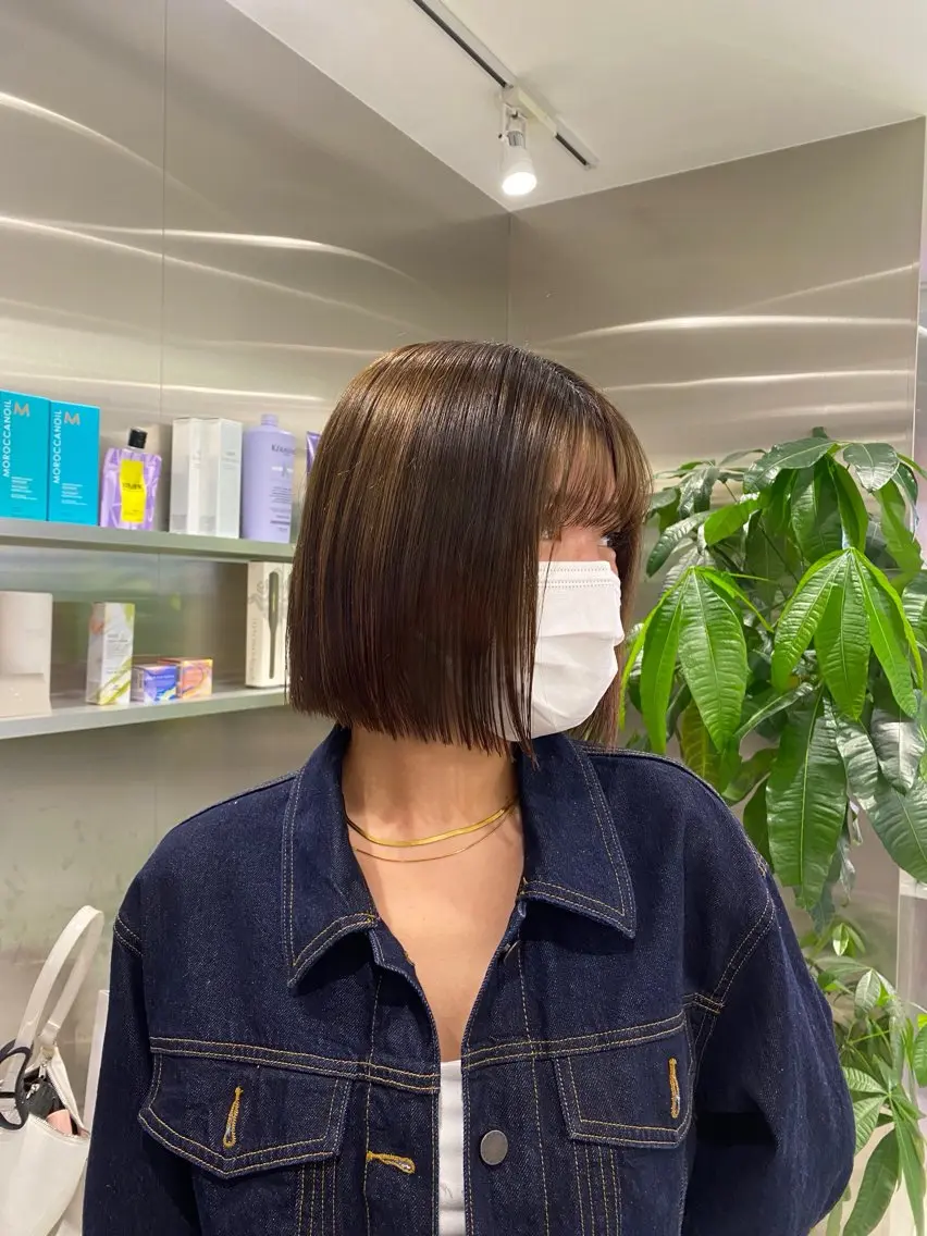 ミディアム カラー カット ヘアカラー カンナ【Y2Kネイル /コーンロウ】のネイルデザイン
