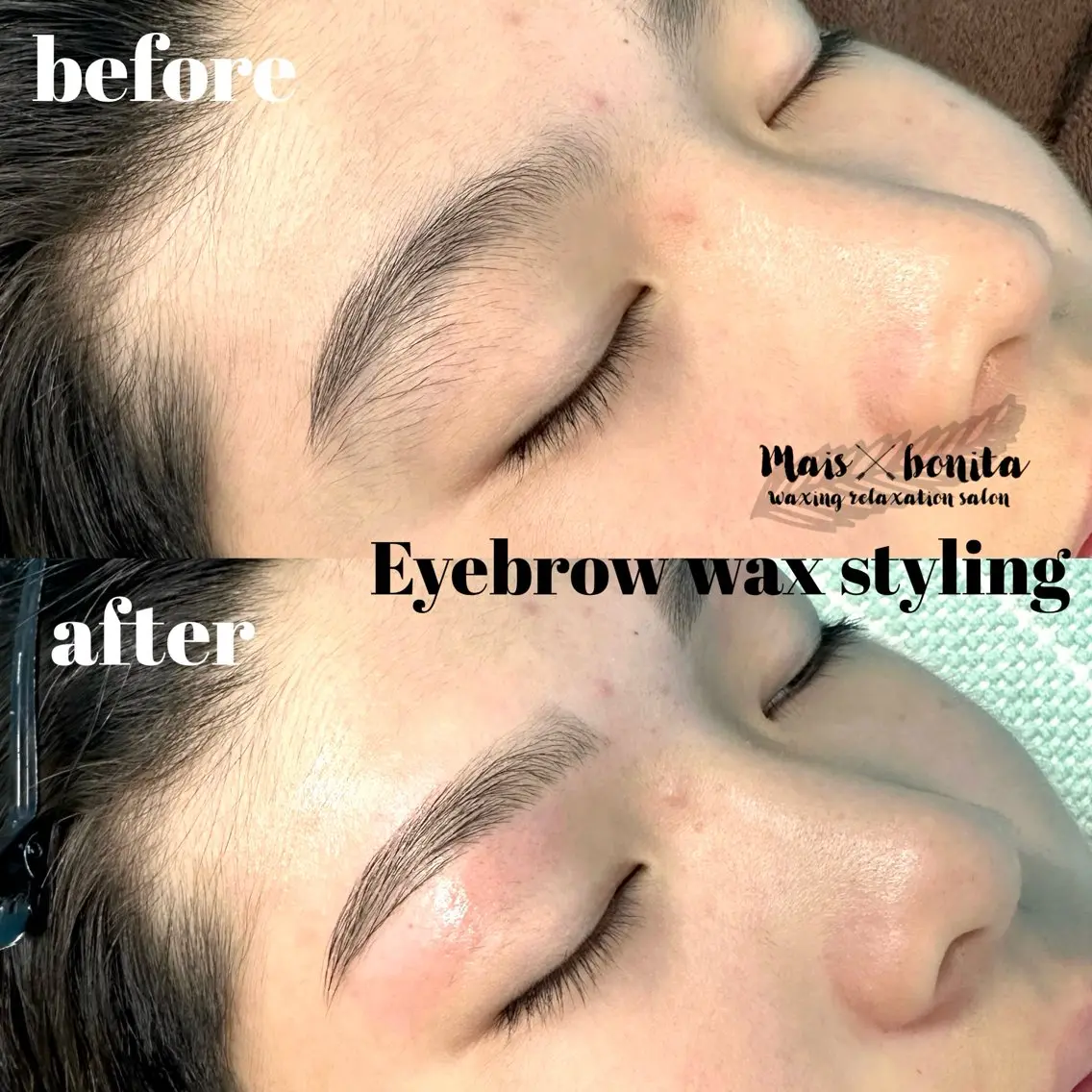 メンズ アイブロウ 学生（メンズ向け） 眉毛ワックス脱毛 ワックス脱毛 その他(アイブロウ) maisbonita waxingのエステ・リラクイメージ