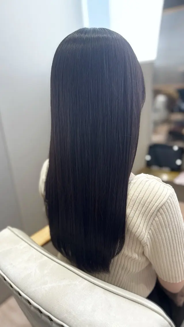 ロング 縮毛矯正 髙橋 誉英のヘアスタイル