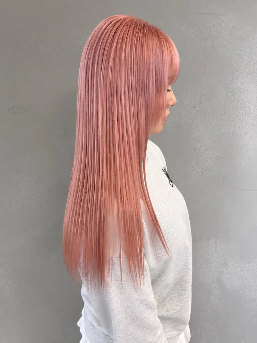 ロング ヘアカラー ♡noa/ボブ ナチュラルカラー♡のヘアスタイル