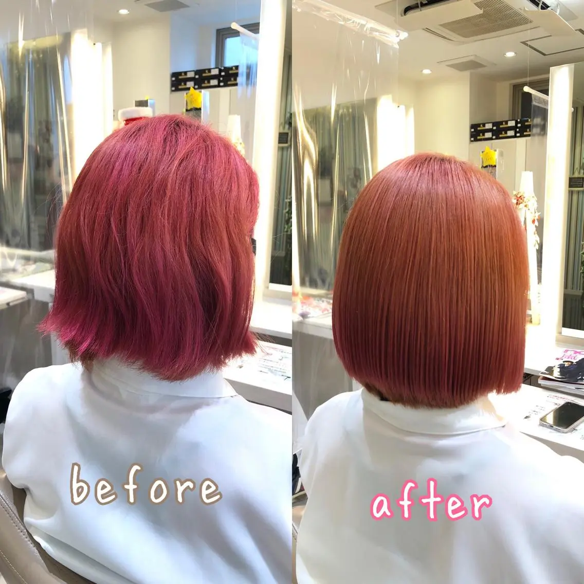 ショート パーマ くせ毛 縮毛矯正 安井　昴 💫ブリーチ縮毛矯正のヘアスタイル