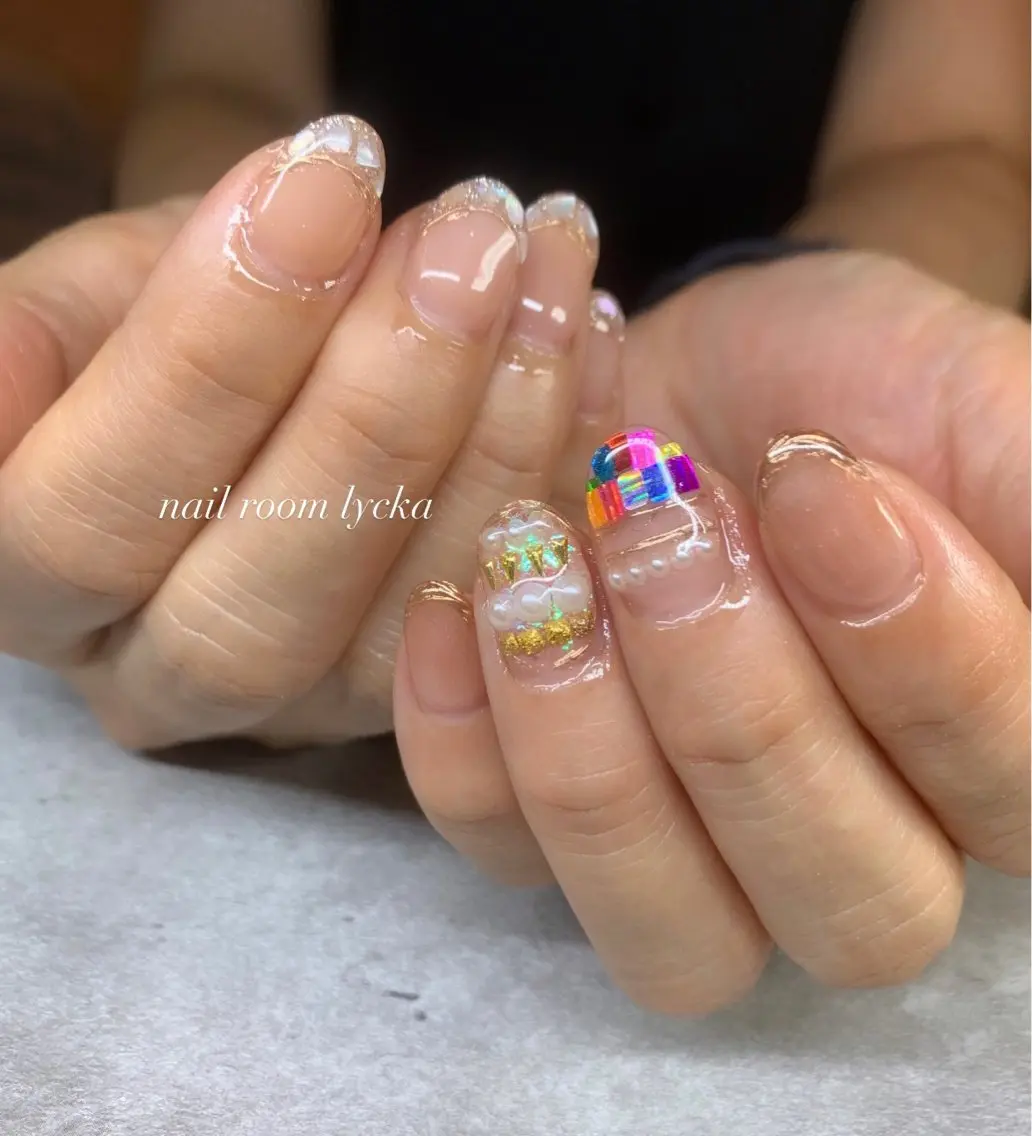 ネイル ネイルルームリッカ 𝐦𝐚𝐲𝐮のネイルデザイン