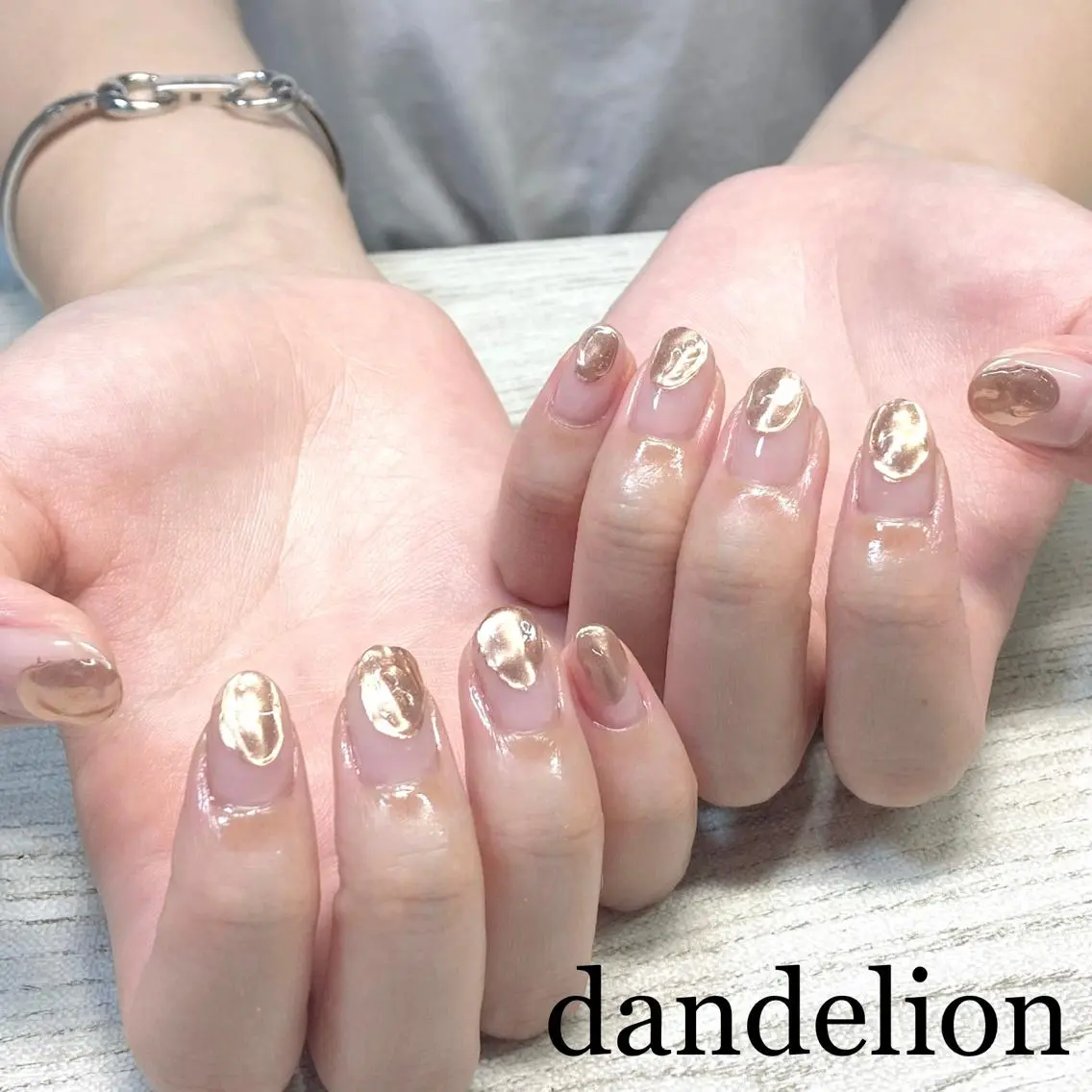 ネイル ハンドネイル ハンドケア dandelion ダンデライオンのネイルデザイン