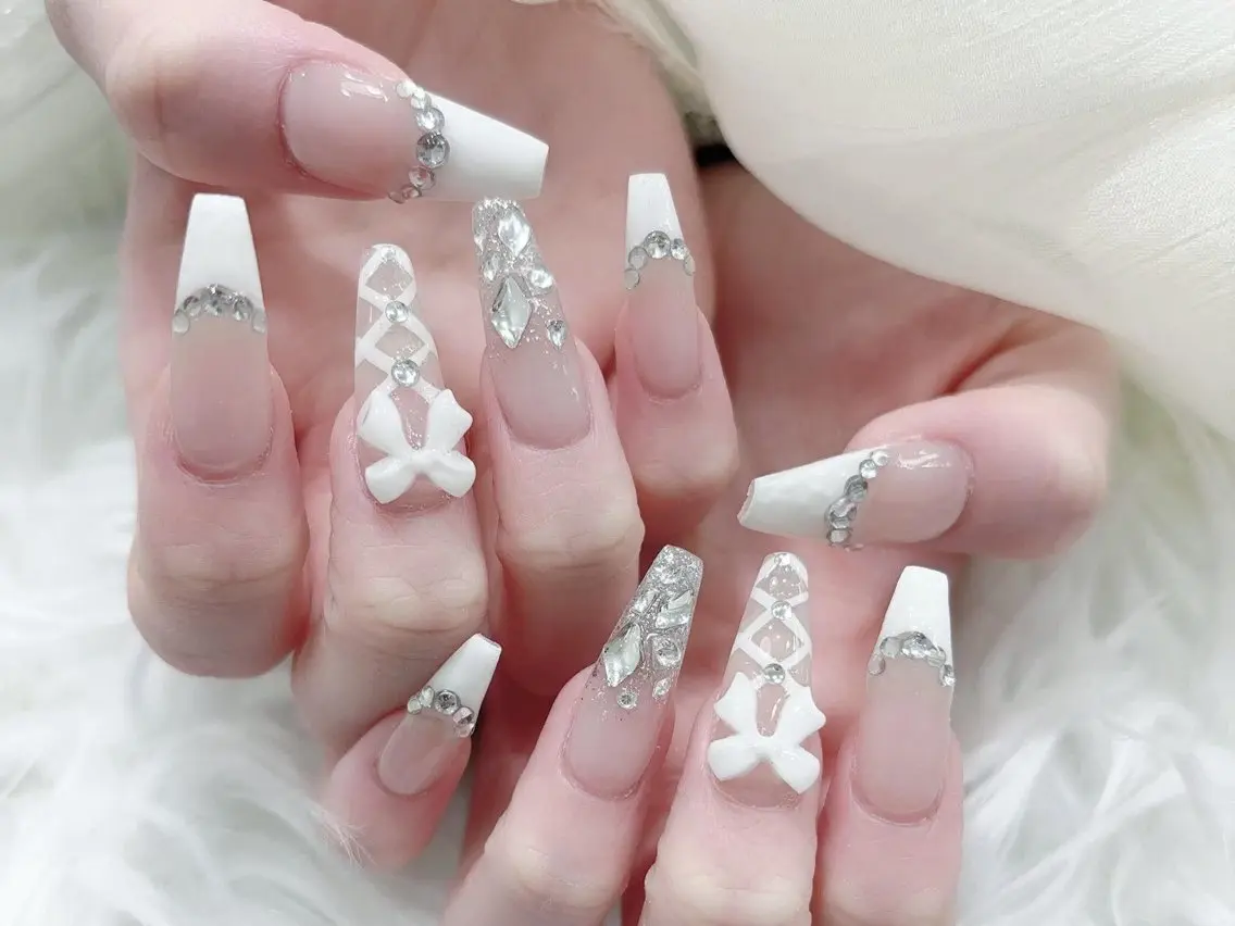 ネイル 長さ出し 韓国ネイル スカルプネイル ワンホンネイル ハンドネイル ハンドケア Yuki🌸 nailのネイルデザイン