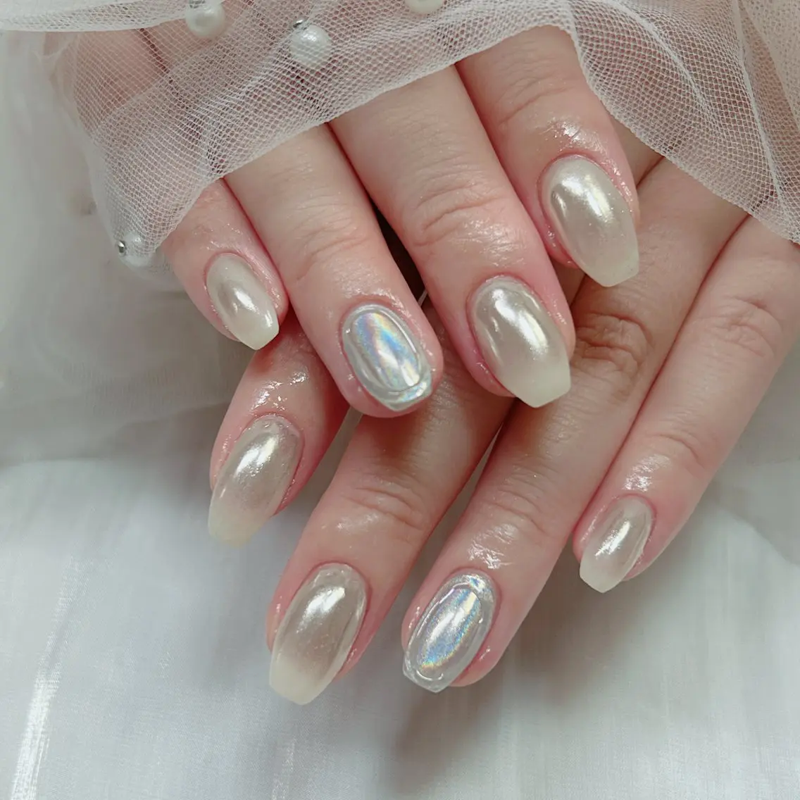 ネイル ジェルネイル 韓国ネイル ニュアンスネイル シンプルネイル ワンホンネイル ハンドネイル Cute Tips nailのネイルデザイン