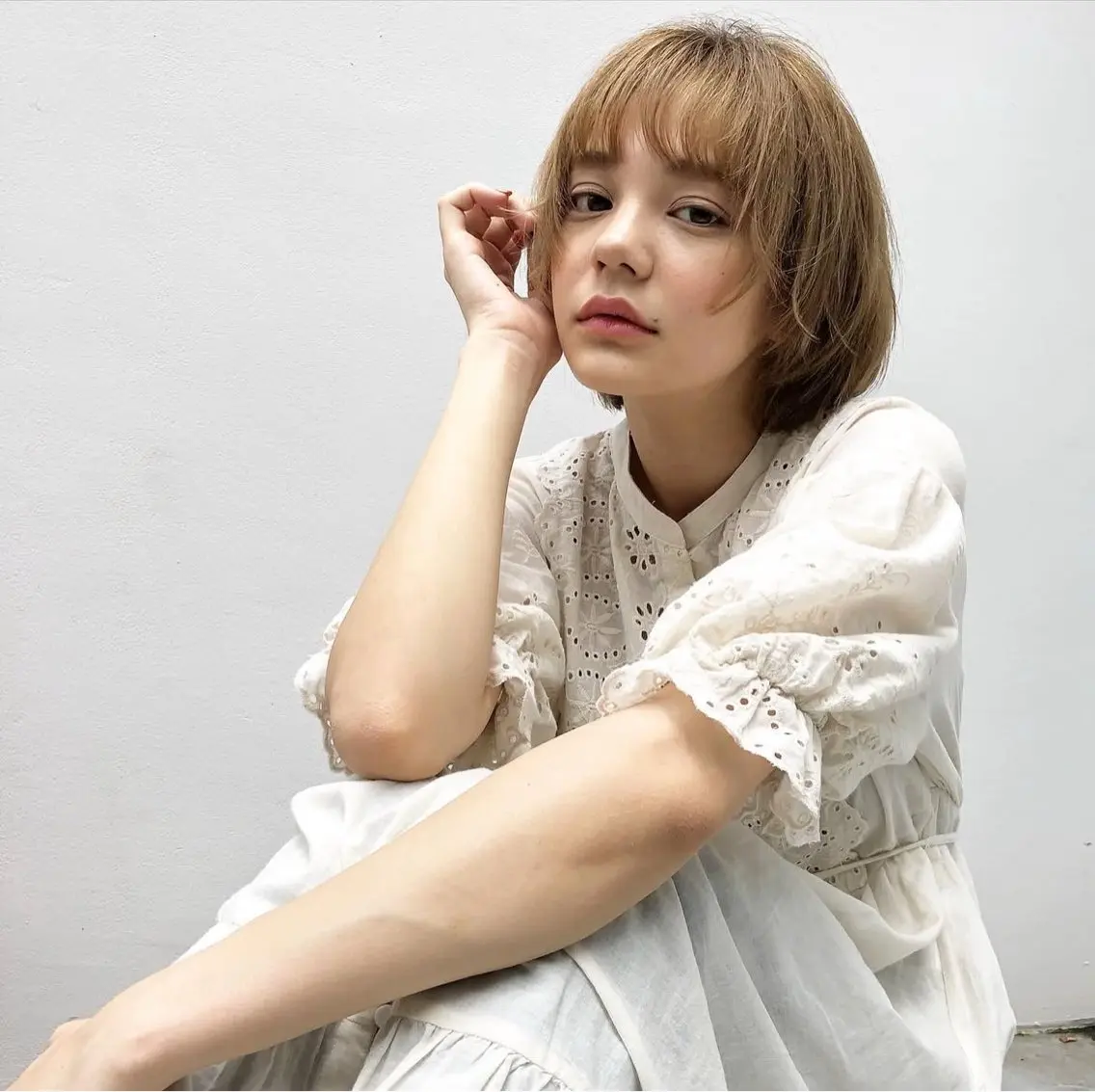 ショート happy  man 🌸クロスパーマ🌸のヘアスタイル