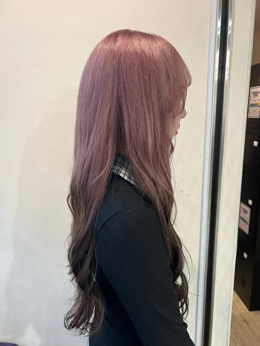 ロング ヘアカラー トリートメント yuuna. 🪽のヘアスタイル