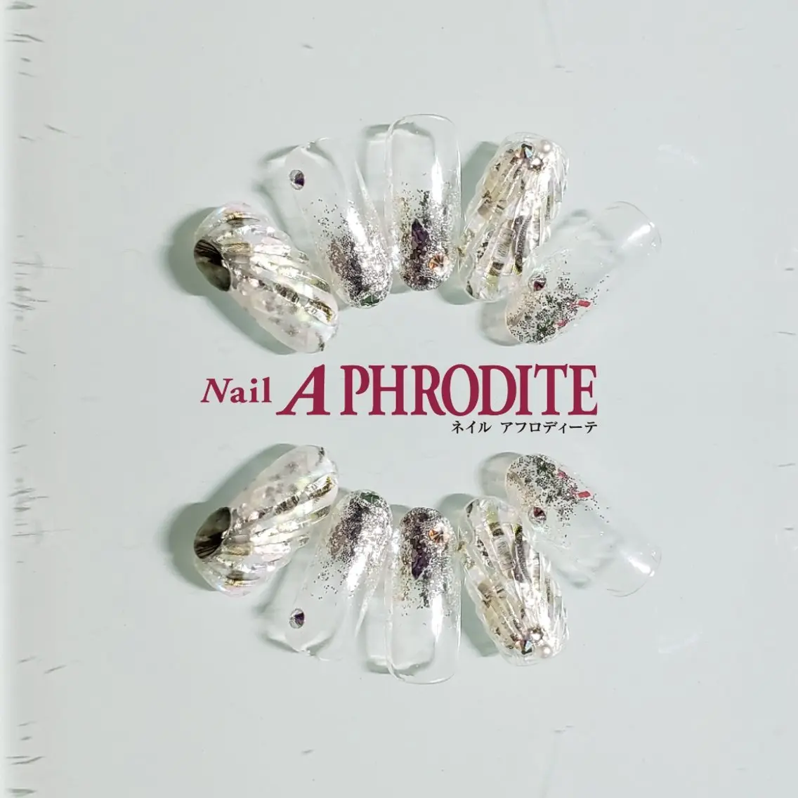 ネイル ジェルネイル ニュアンスネイル スカルプネイル ソフトジェル ネイルチップ ハンドネイル Nail Aphroditeのネイルデザイン