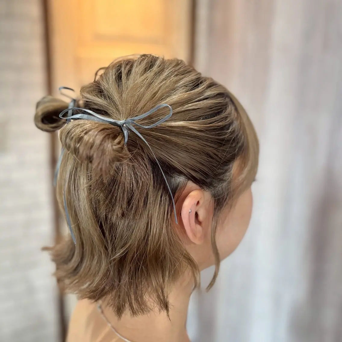 ミディアム ヘアアレンジ その他 垢抜けメイク✖️盛れ るヘア/SAORIのヘアスタイル