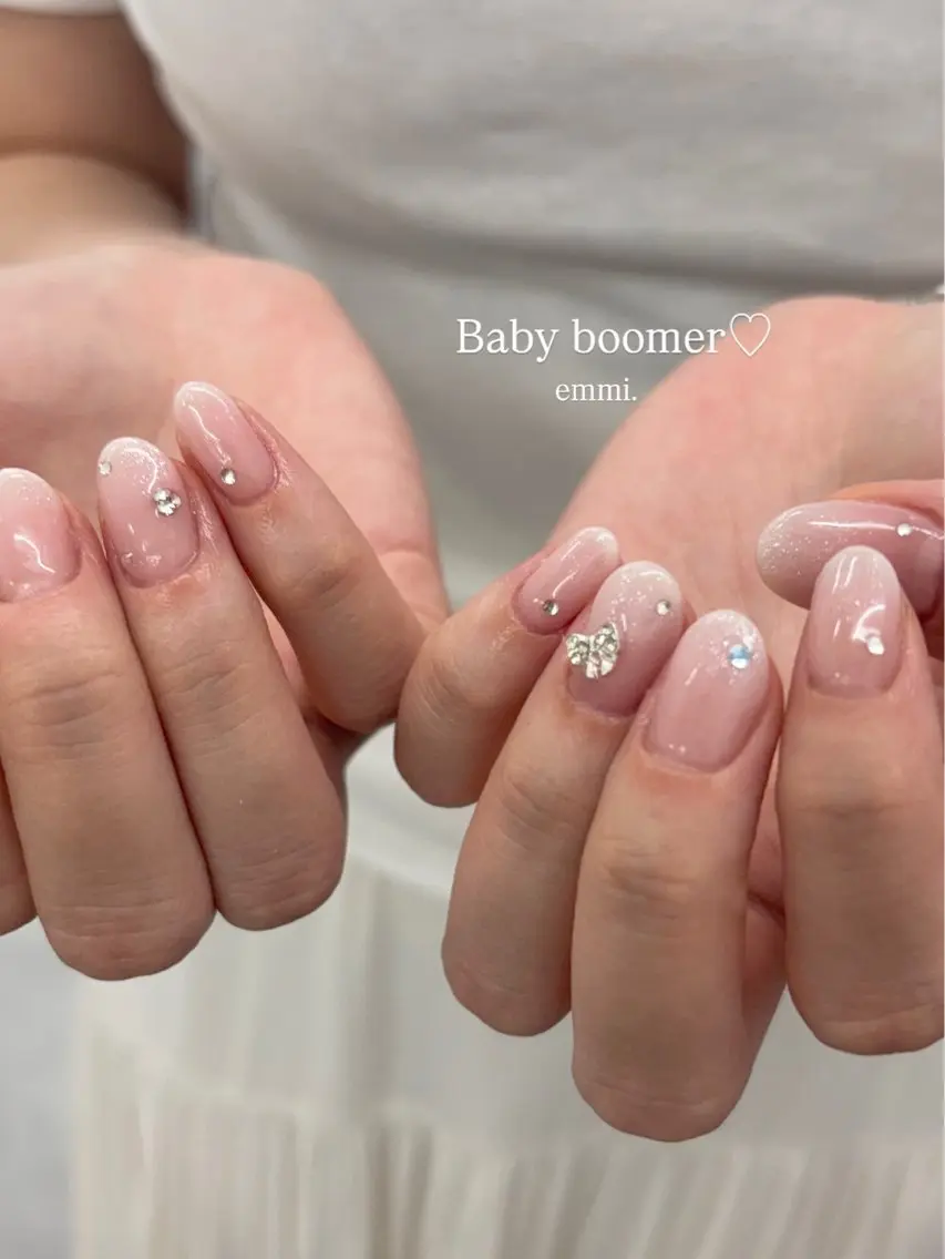 ネイル ブルー ハンドネイル emmi nailのネイルデザイン
