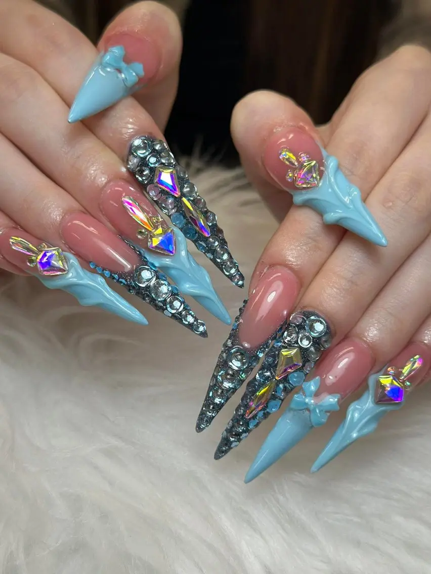 ネイル チークネイル ドット フレンチネイル グラデーション 韓国ネイル ハンドネイル Lisa Nail Salonのネイルデザイン