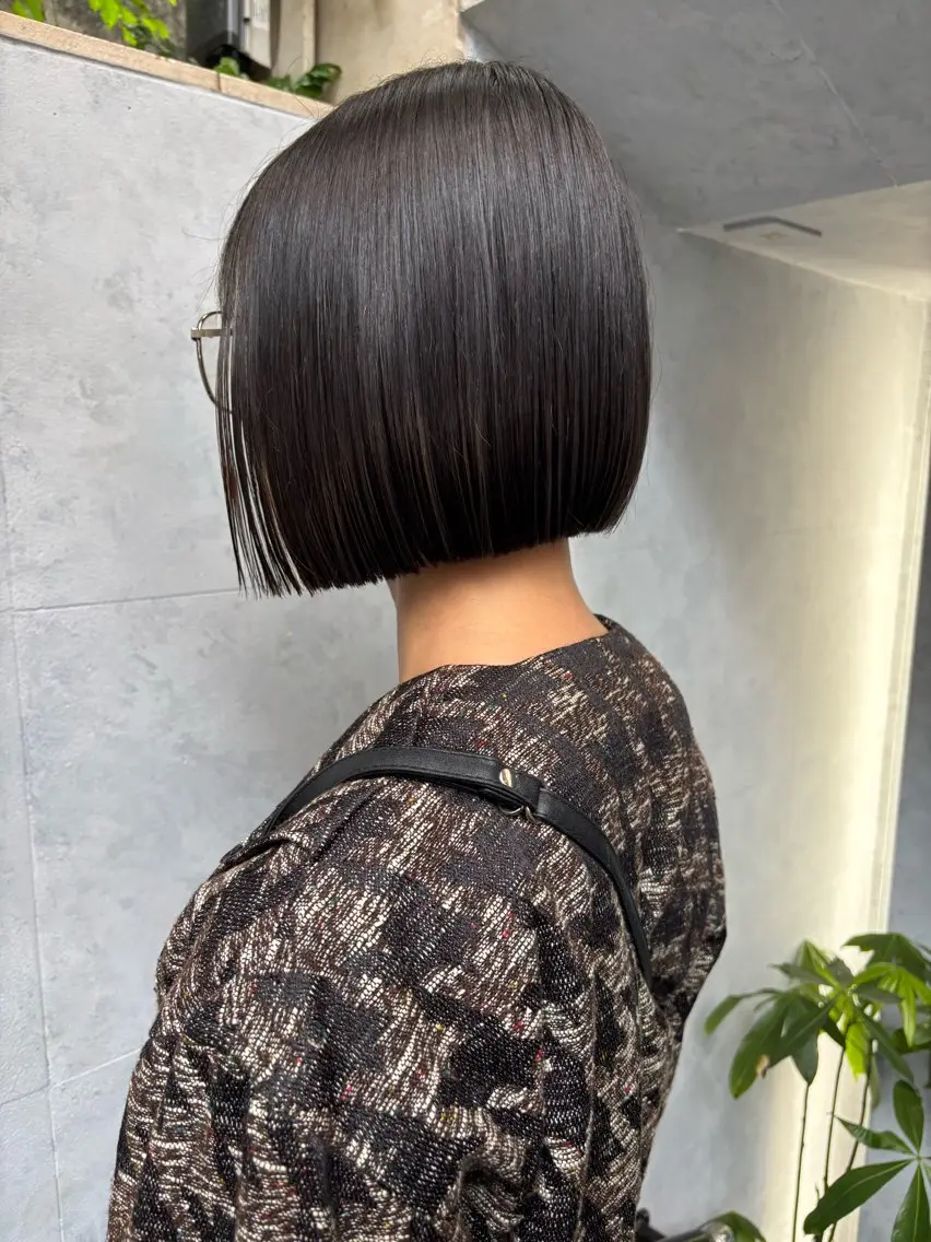 ミディアム ボブ カット ボブ×レイヤーカット 透明感カラー/Fuuのヘアスタイル