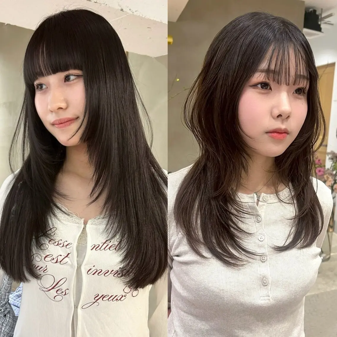 ロング カラー レイヤーカット 縮毛矯正/レイヤー /kirara🌼のヘアスタイル