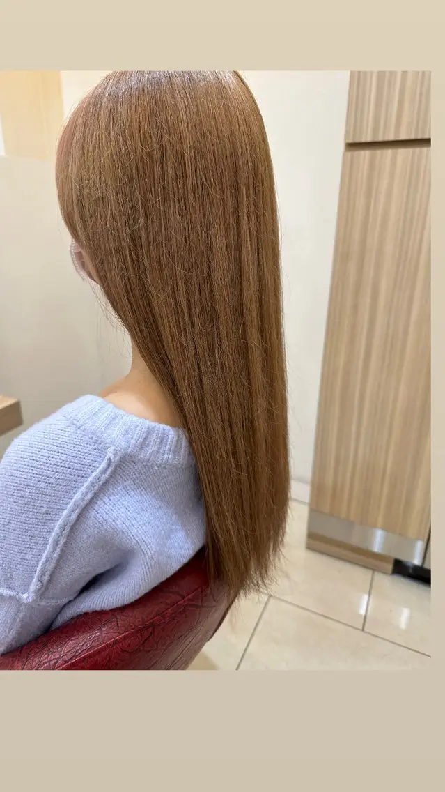 ロング ナチュラルヘア 神田一瑳のヘアスタイル
