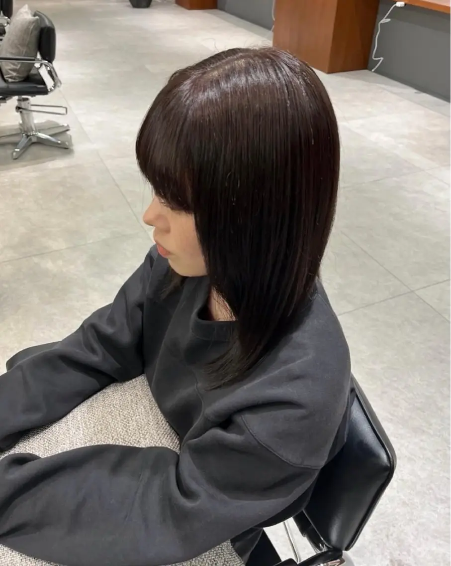 カラー イルミナカラー ヘアカラー AYA 艶カラー／ナチュラルのヘアスタイル
