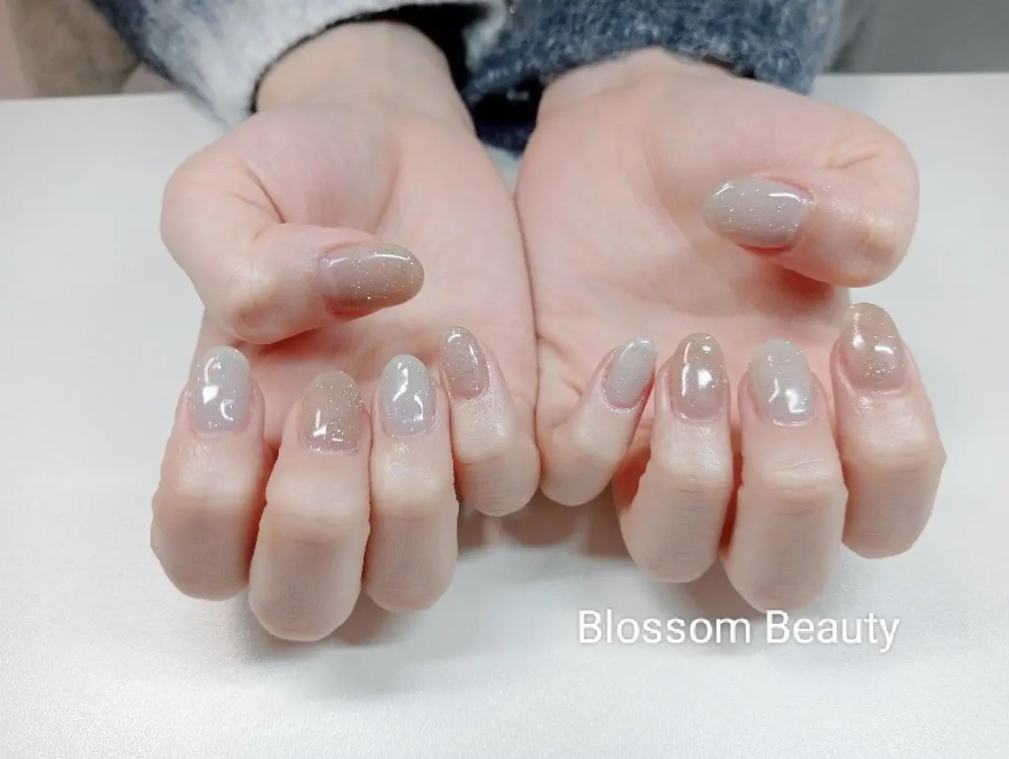 ネイル ラメ(グリッター) Blossom Beauty eriのネイルデザイン