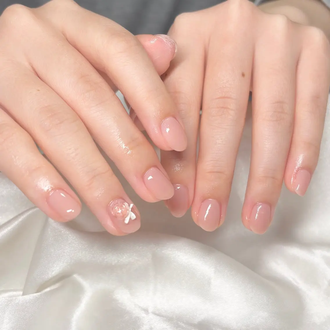 ネイル ワンカラーネイル BEAU NAIL ‪‪AKARIのネイルデザイン