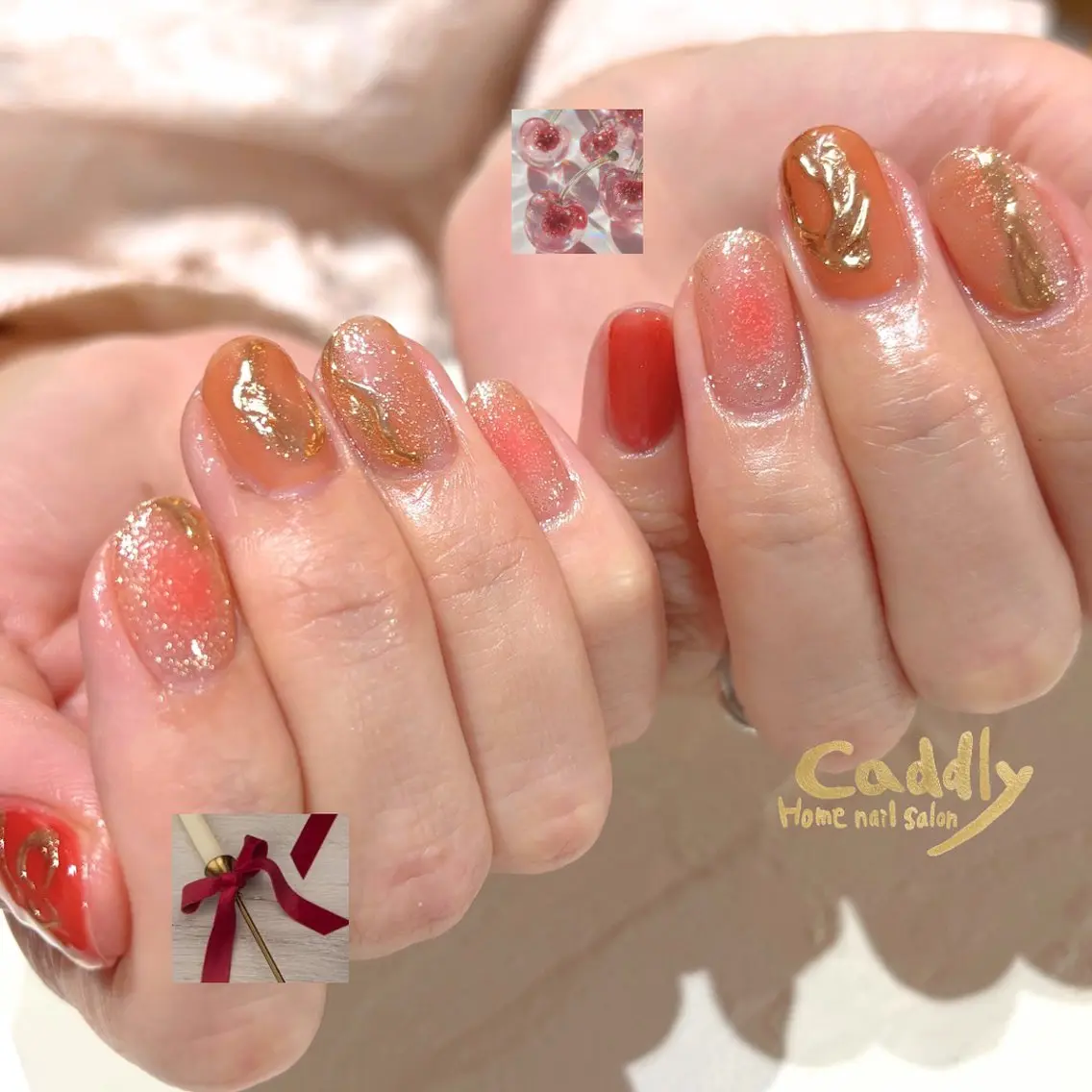 ネイル ハンドネイル caddly naoのネイルデザイン