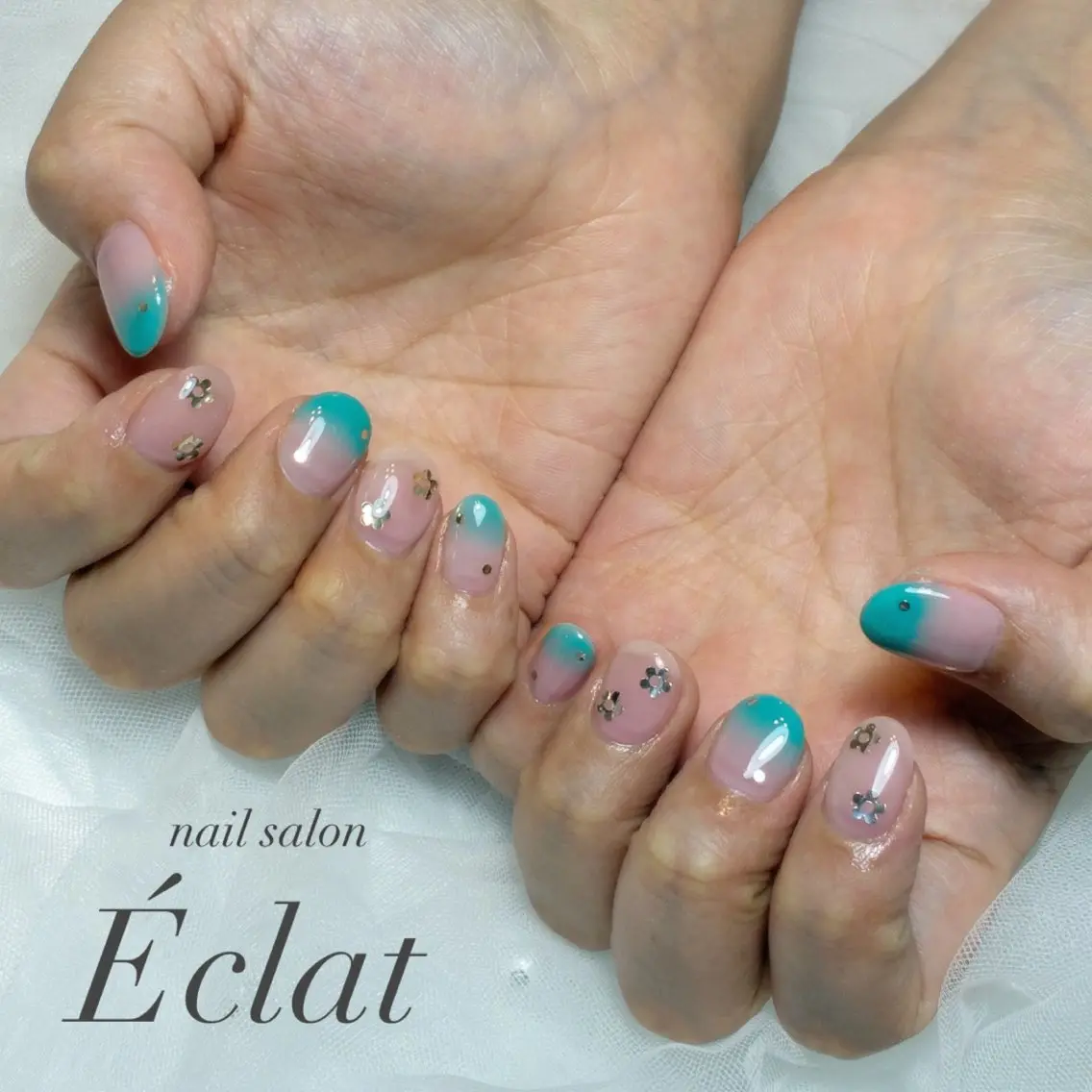 ネイル 持ち込み ハンドネイル nail salon Éclatのネイルデザイン