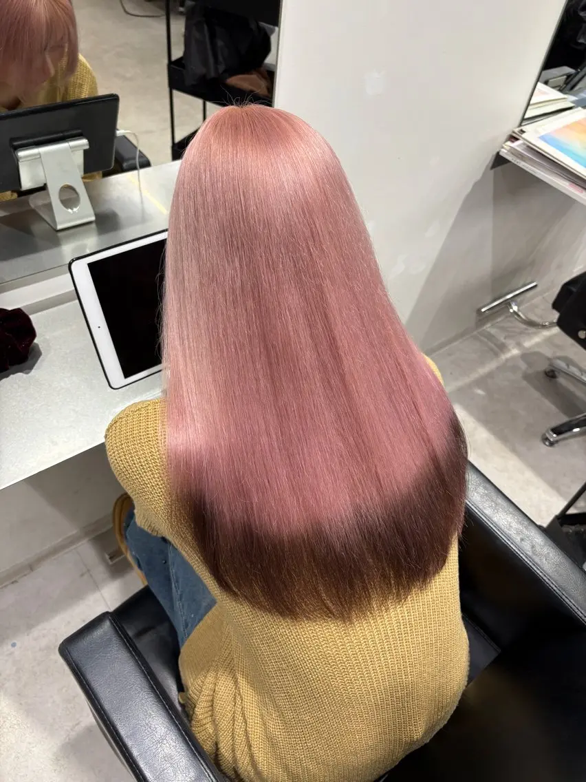 ロング ヘアカラー トリートメント MIHO☾·̩͙⋆ Kroのヘアスタイル