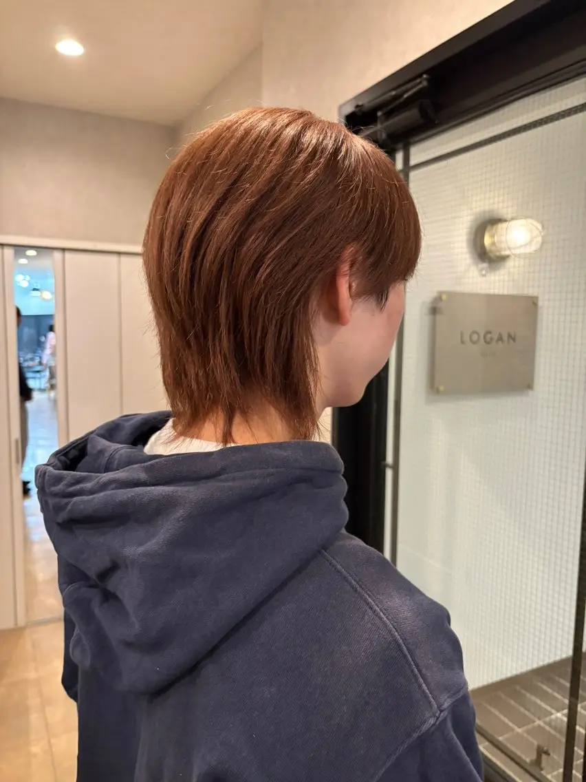 カラー 黒髪 ブラウンカラー ヘアカラー 田所 煌斗のヘアスタイル