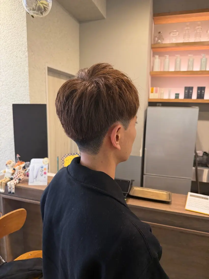 ショート メンズ カット ヘアカラー きむら なみか🪐のヘアスタイル