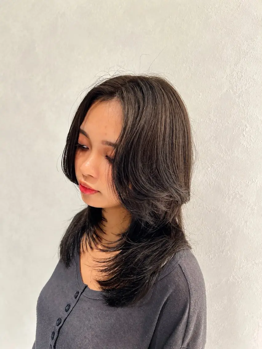 ロング 長屋 裕大のヘアスタイル