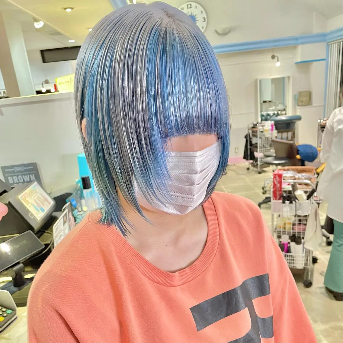 ショート ヘアカラー トリートメント Lit.豊橋 夏目のヘアスタイル