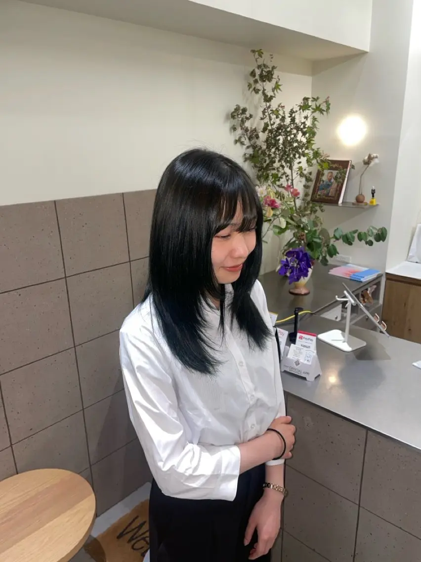 ロング カラー ヘアカラー JURI /HUIのヘアスタイル