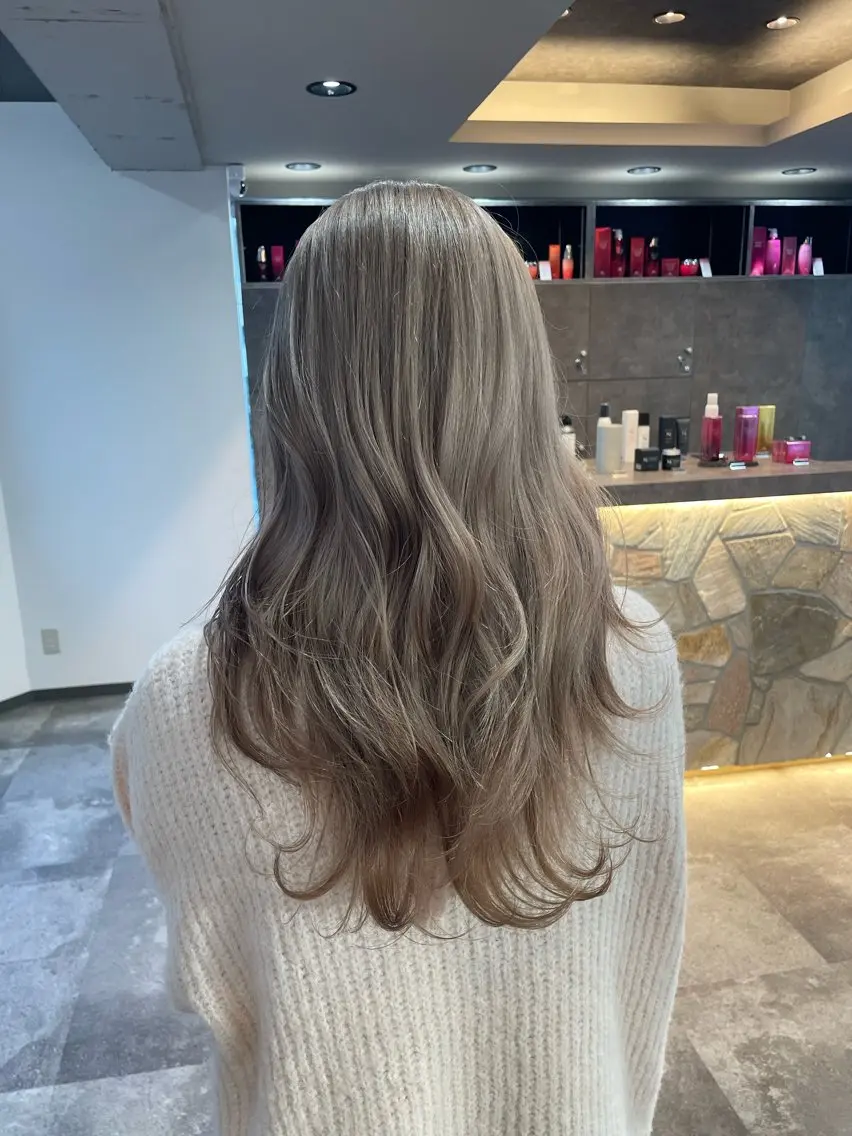 ロング ヘアカラー 髪質改善カラー🫧 横浜/liberteのヘアスタイル
