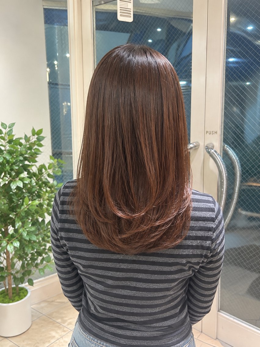 ミディアム カット momoha 『モテヘア🍓』のヘアスタイル