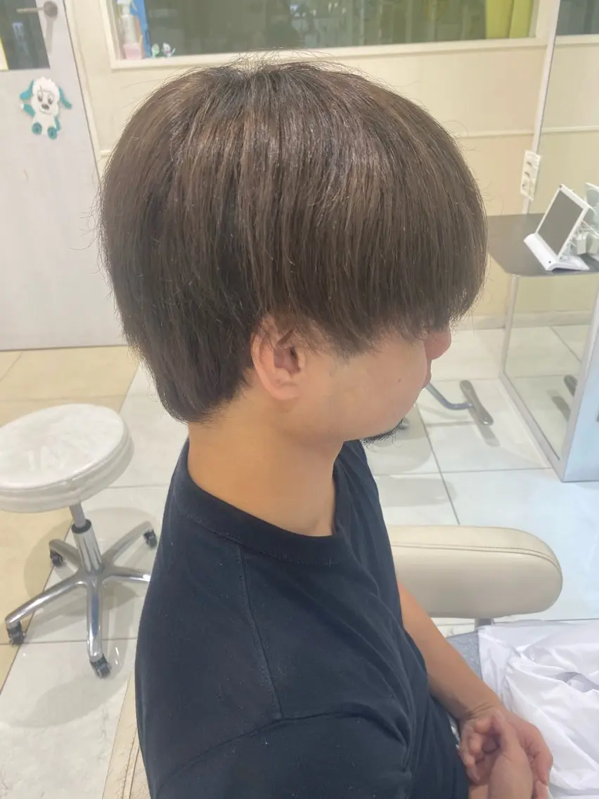 カラー メンズ 中山 愛美莉のヘアスタイル