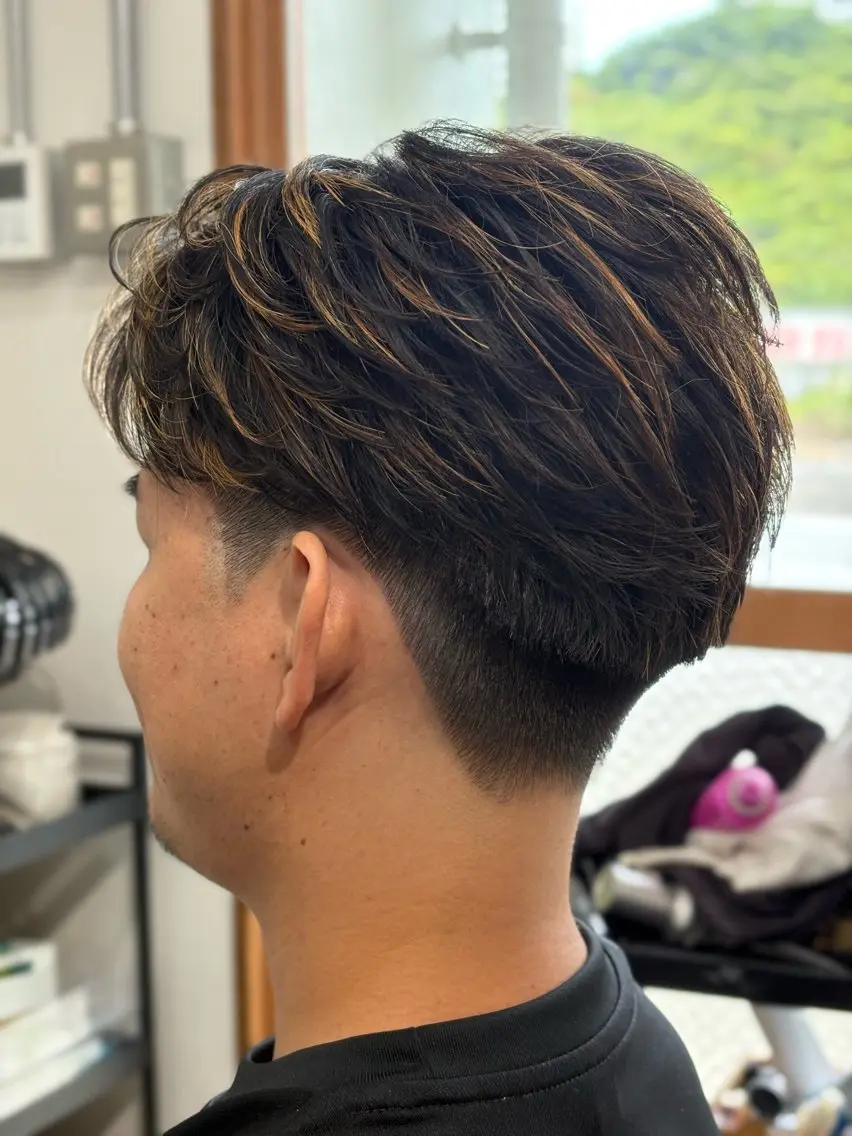 パーマ メンズ フェザーパーマ メンズパーマ パーマ Snalyメンズ特化 スエハラのヘアスタイル